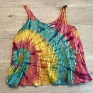 Colorful Tie-Dye Tank Top